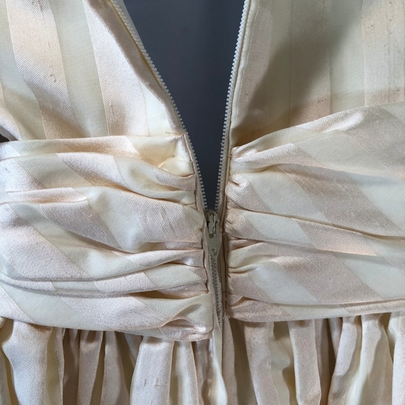 Mid Century New Look Silk Taffeta Day Dress sz S - Picture 7 of 8